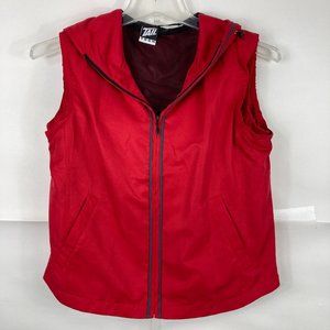 Tail Tech Full Zip Golf Workout Vest Sleeveless Hooded Top Womens Size S